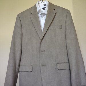 Chaps Beige Blazer 40R